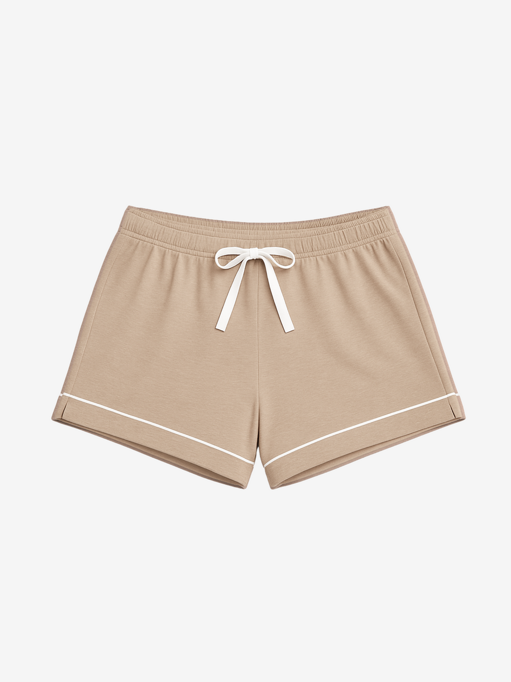 Navy Moisture-Wicking Pajama Shorts with Contrast Piping - Image 10