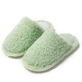 Unisex Memory Foam Plush Slippers with Non-Slip Sole for Home
