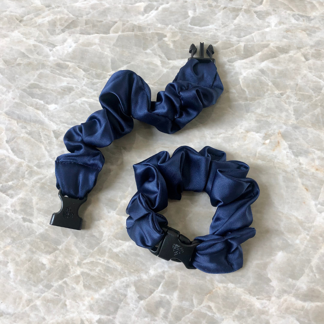 Buckle Scrunchie - Vibrant Solid Colors - No Snagging, No Tangles