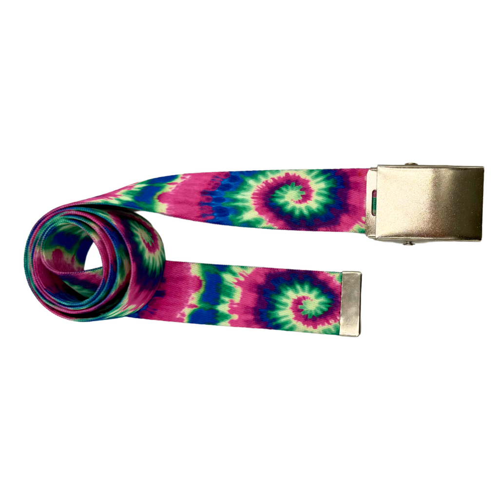Enchanted Tie Dye Belt - Small to Plus Size - Multiple Buckle Options