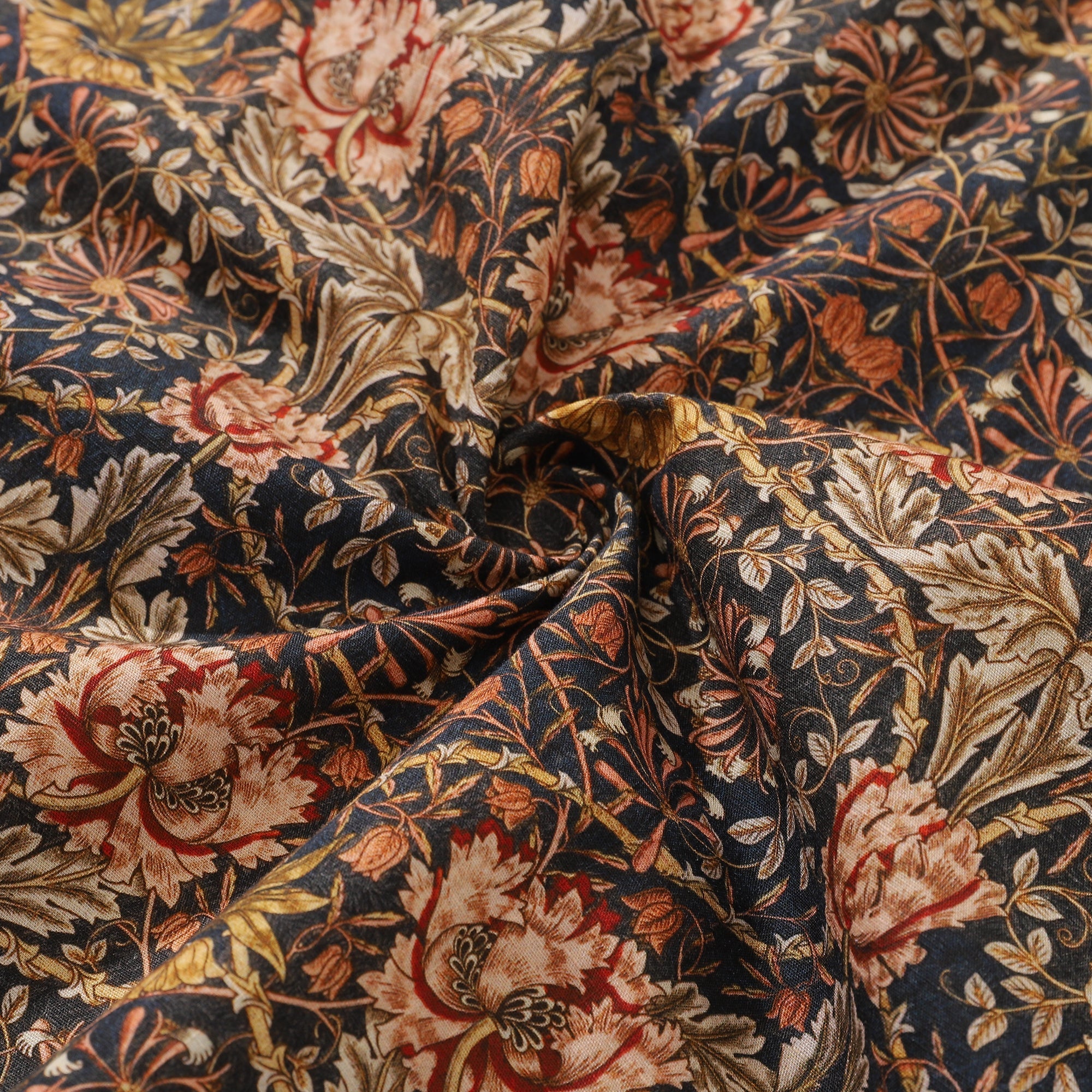 Vintage Hawaiian Shirt Matabie Floral Print Cotton Aloha Button-down