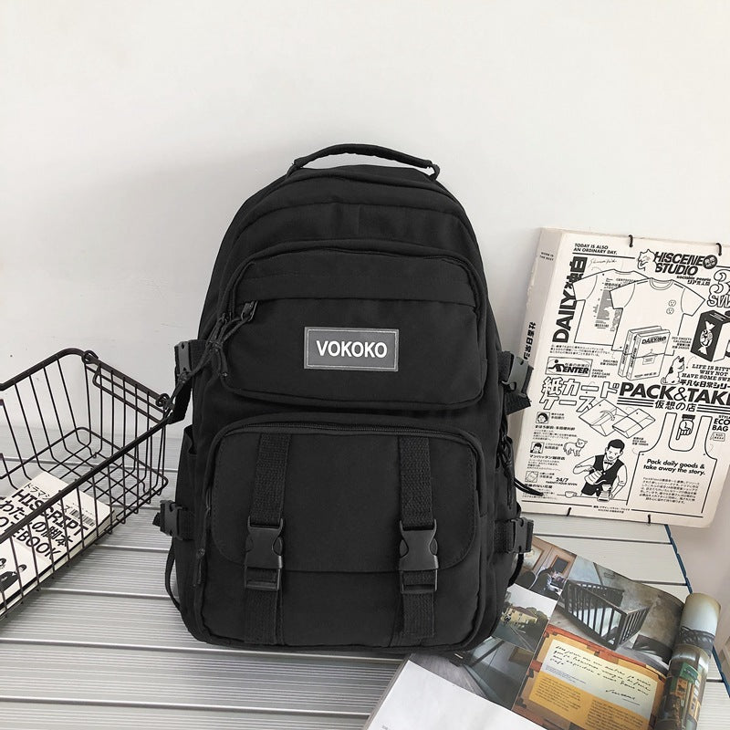 Canvas Utility Backpack for Travel and School