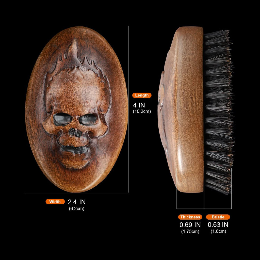Inferno Styler Portable Military Brush for Hair and Beard Care