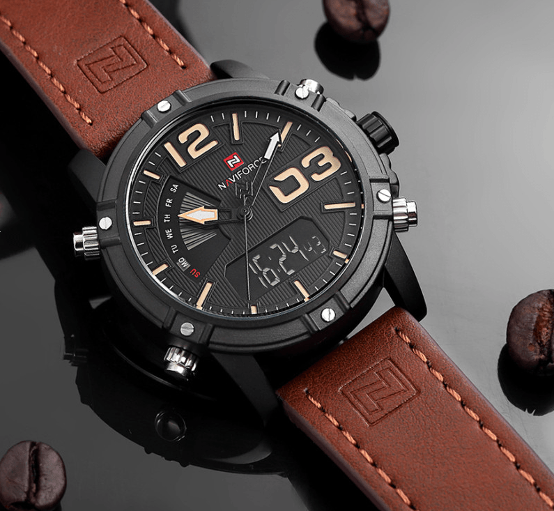 Multifunction Digital Analog Sports Watch with Alarm & Stopwatch