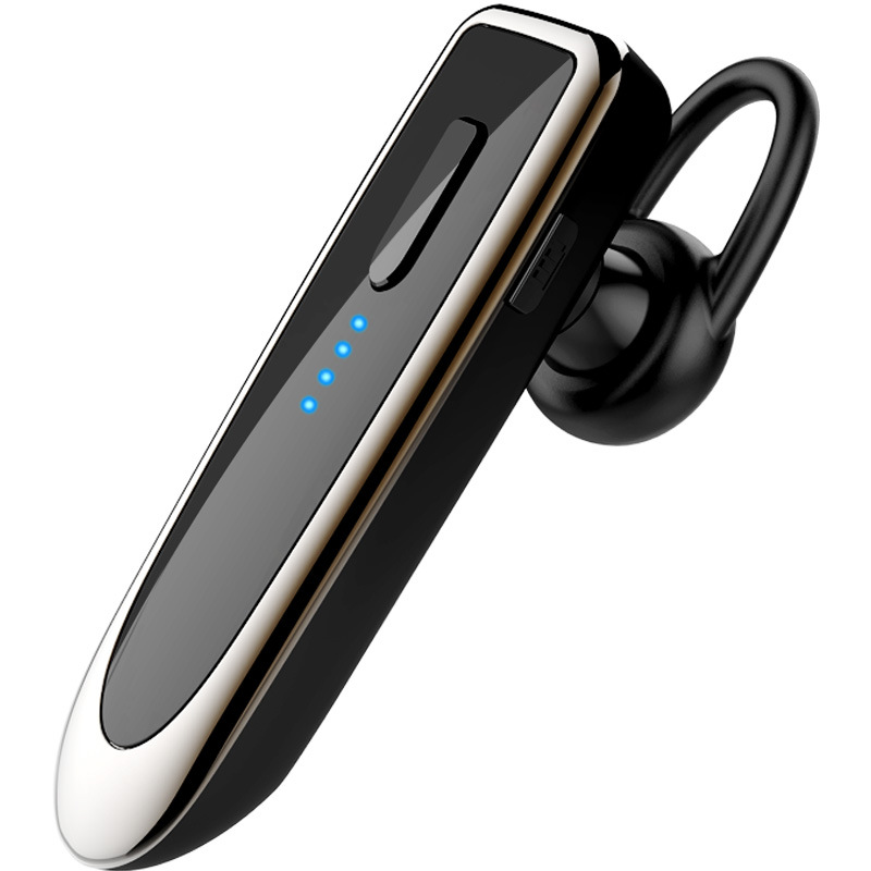 Bluetooth 5.0 Wireless Earpiece with Dual Mic Noise Cancelling