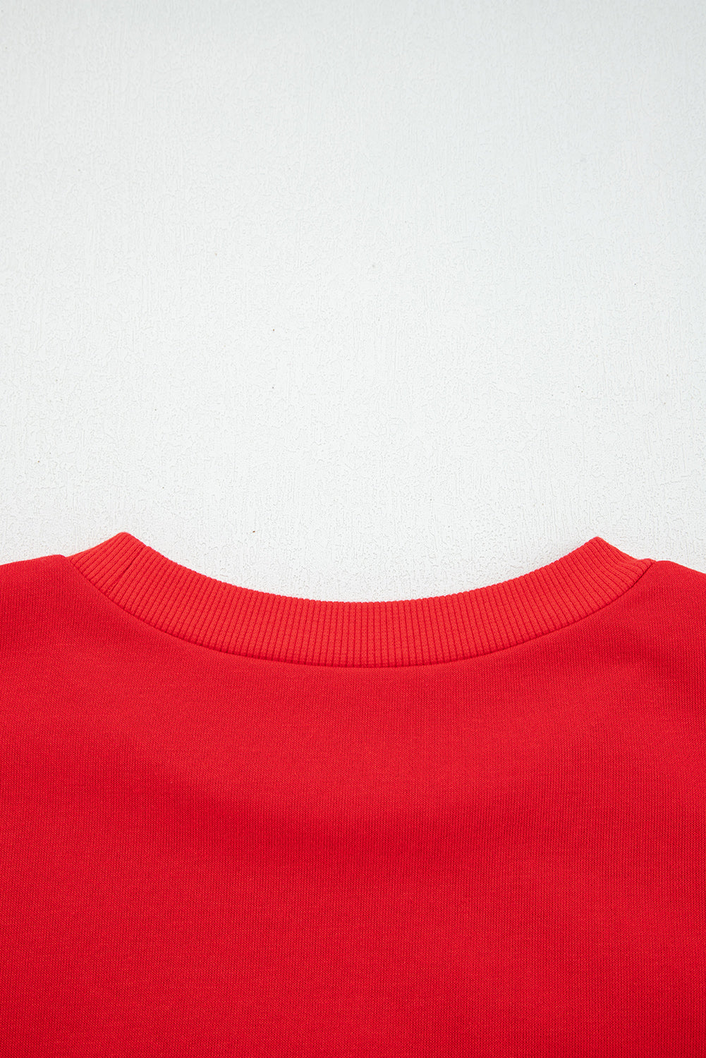 Fiery Red Glitter Graphic Sweatshirt - Georgia Dawgs