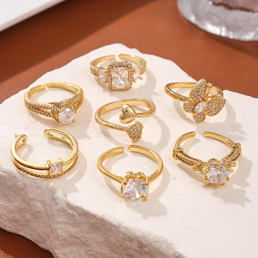 Women's High-end Open Casual Index Finger Ring