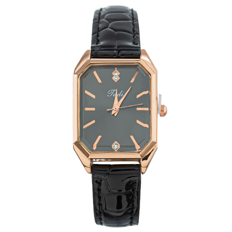 Square Diamond Women's Quartz Watch