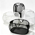4-Piece Collapsible Mesh Laundry Basket Set with Handles