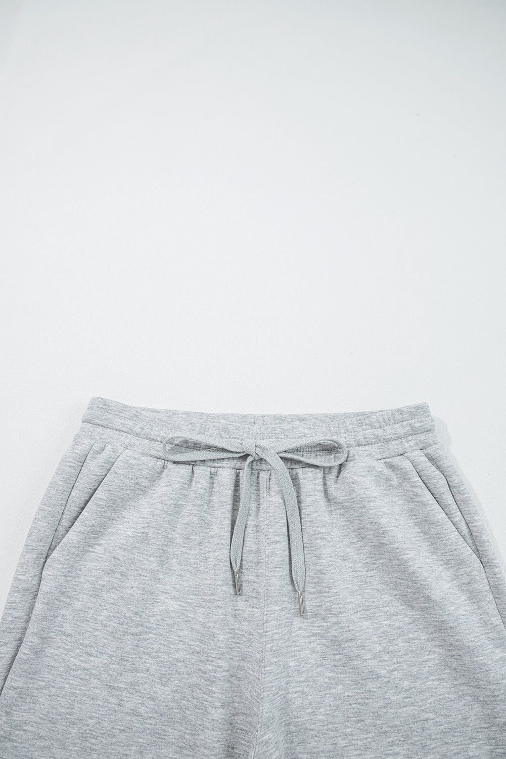 Solid Quarter-Zip Top and Drawstring Pants Set