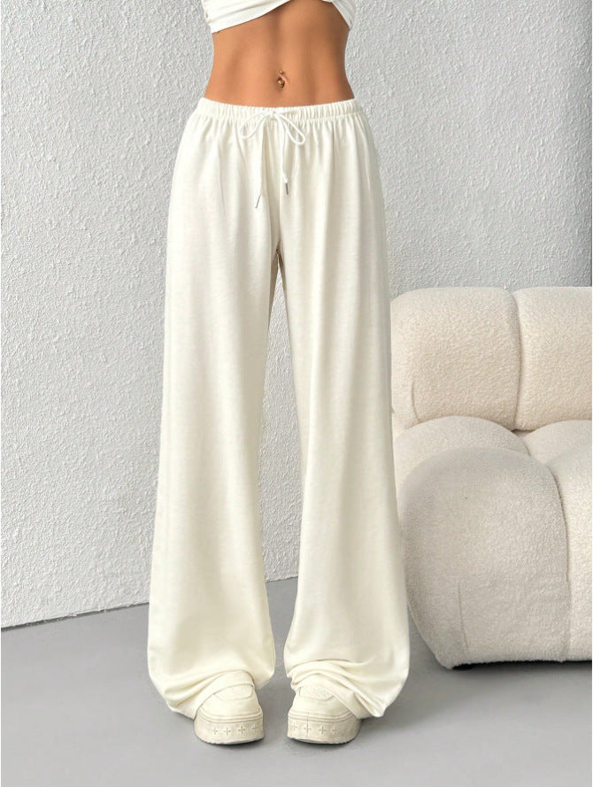 Straight-Leg Drawstring Sweatpants with Elastic Waist - Image 7
