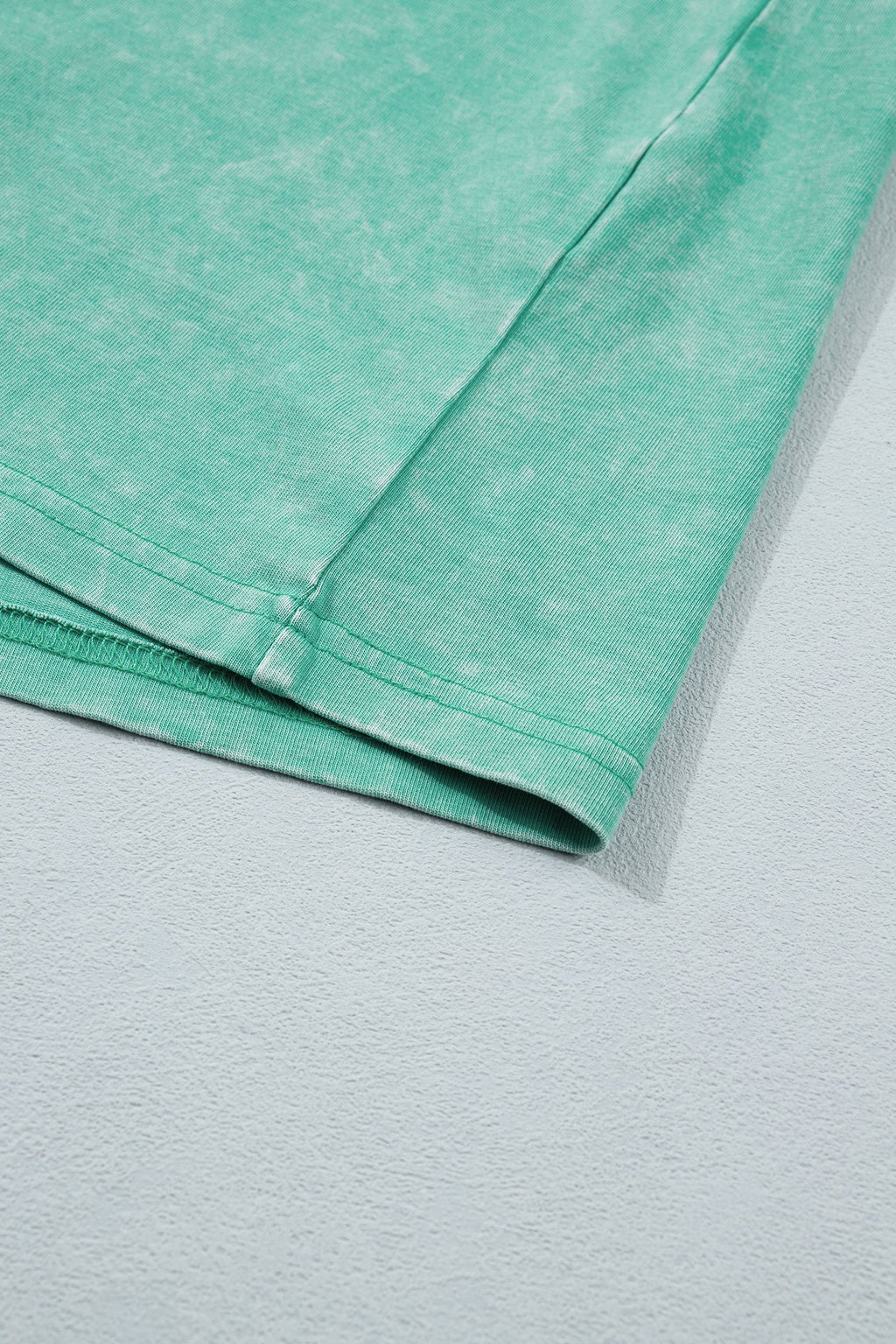 Itzel Mineral Washed Oversize Tee in Green
