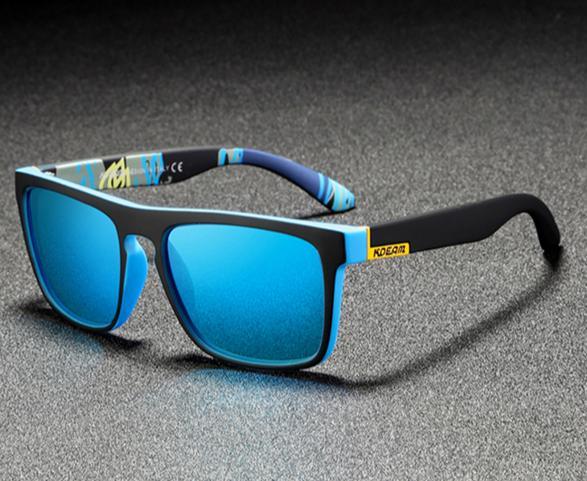 Square Mirror Polarized Sport Sunglasses UV400 Ultralight