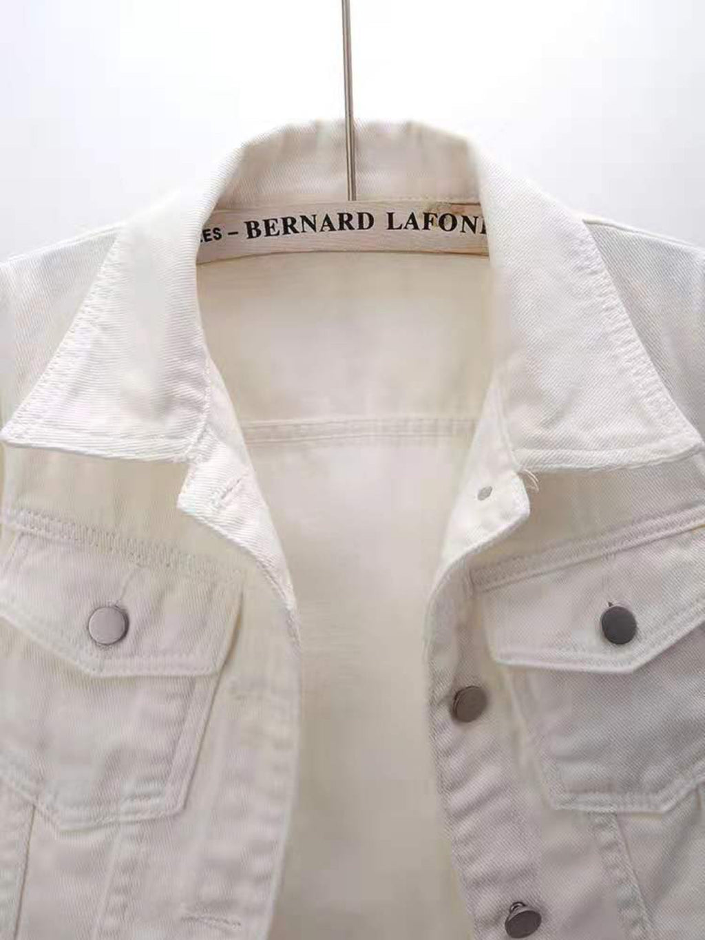 Women's Bright Yellow Cropped Button-Down Trucker Jacket - Image 18