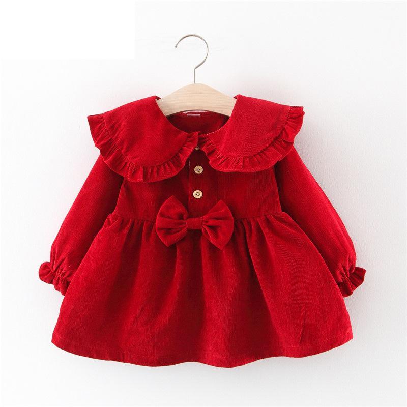 Newborn Baby Girl Elegant Cartoon Dress with Bag