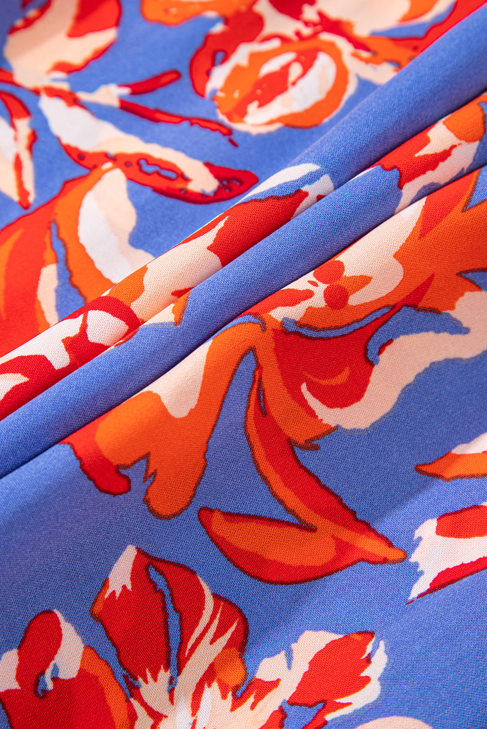 Bohemian Floral Tiered Maxi Skirt with Split