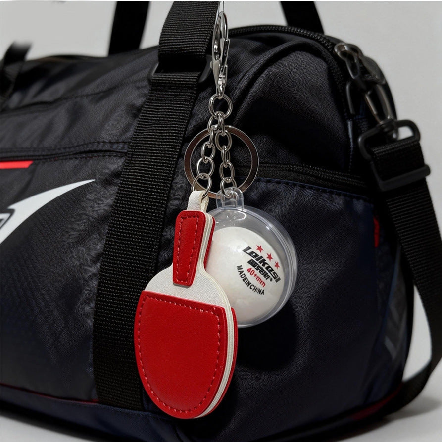 Sports Table Tennis Racket Bag Pendant