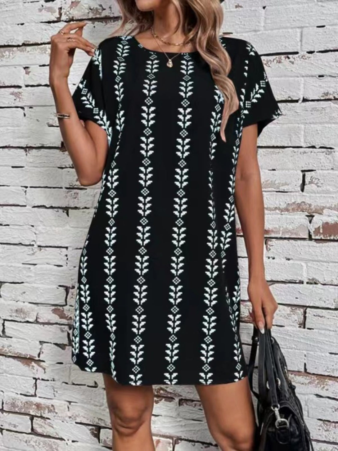 Printed Short Dress