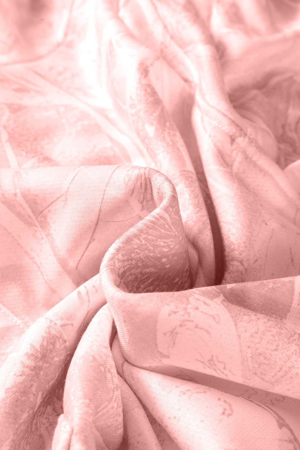 Light Pink Camo Woodland Oversized Sporty Hoodie