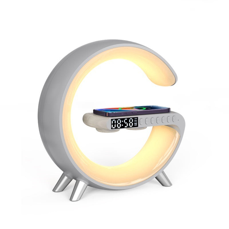 G-Shaped LED Intelligent Lamp with Wireless Charger & Bluetooth Speaker
