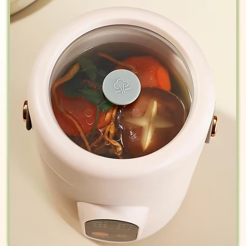 40.58 oz Multi-Functional Electric Steamer with Portable Leather Handle