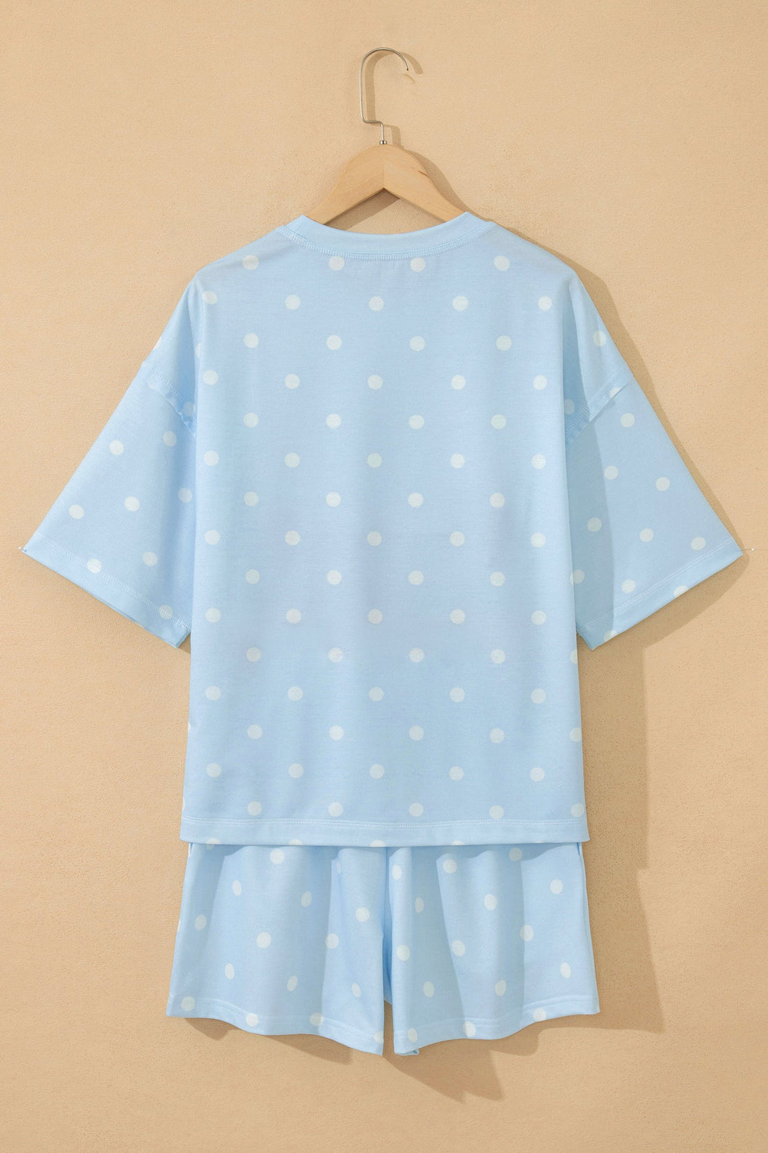 Kimber Polka Dot Loose Tee with Exposed Seam Details