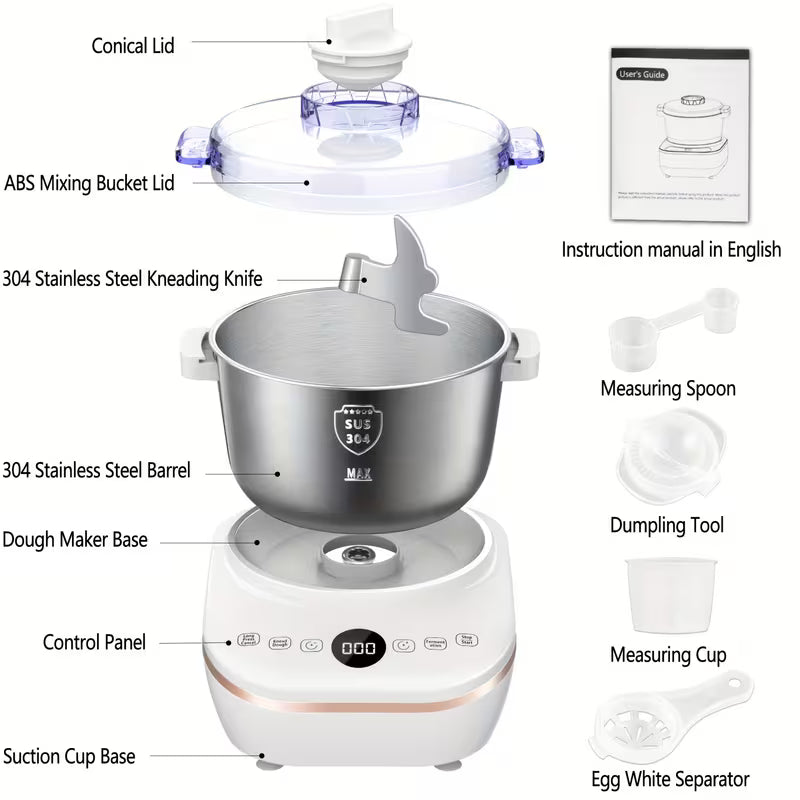 5.2-Quart Electric Dough Maker with Ferment Function