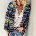Women's Colorful Long Sleeve Cardigan