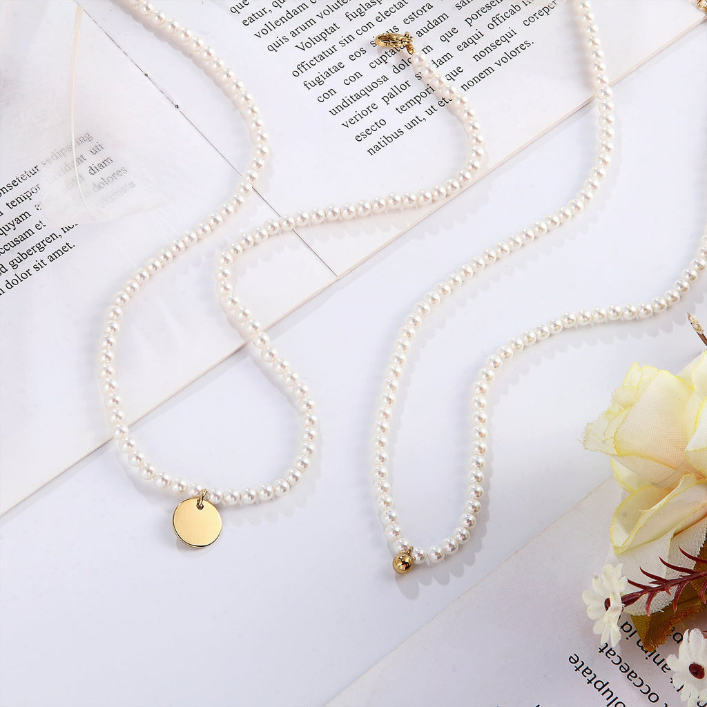 Women's Simple All-Match Freshwater Pearl Necklace