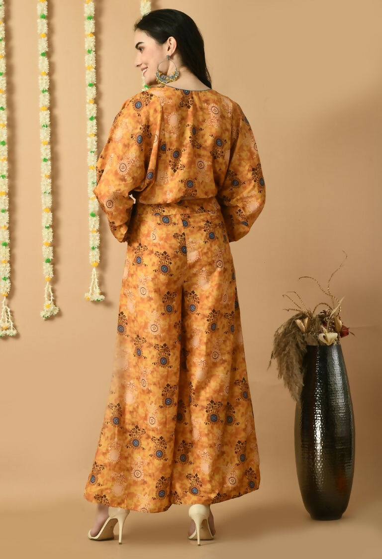 Mustard Maslin Kurta Set - Elegant 2-Piece Ethnic Ensemble