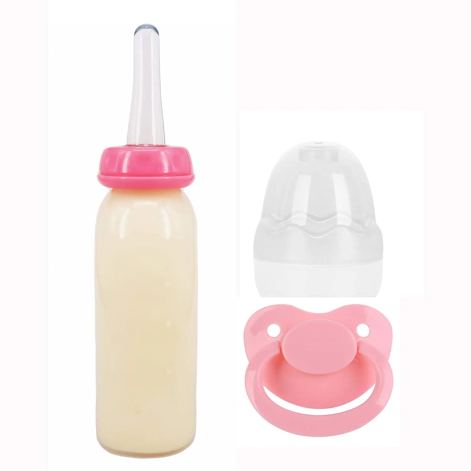 Adult Baby Bottle with Big Sized Pacifier Set