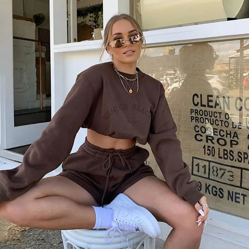 2023 Autumn Winter Women's Casual Hoodie Set