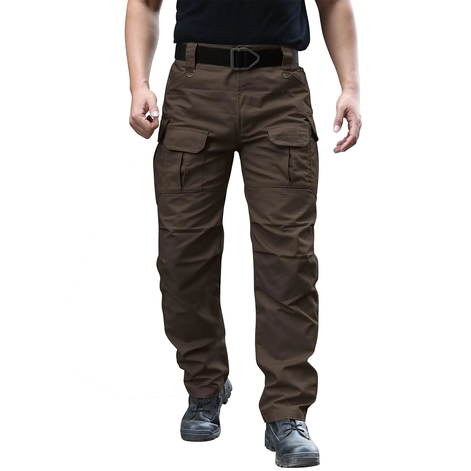 Men's Water Resistant Tactical Cargo Pants Lightweight Work Hiking - Image 2