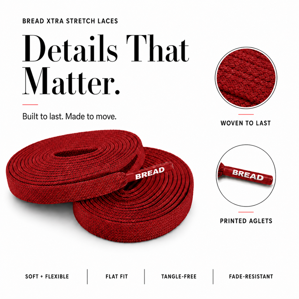 Xtra Stretch Flat Bread Laces
