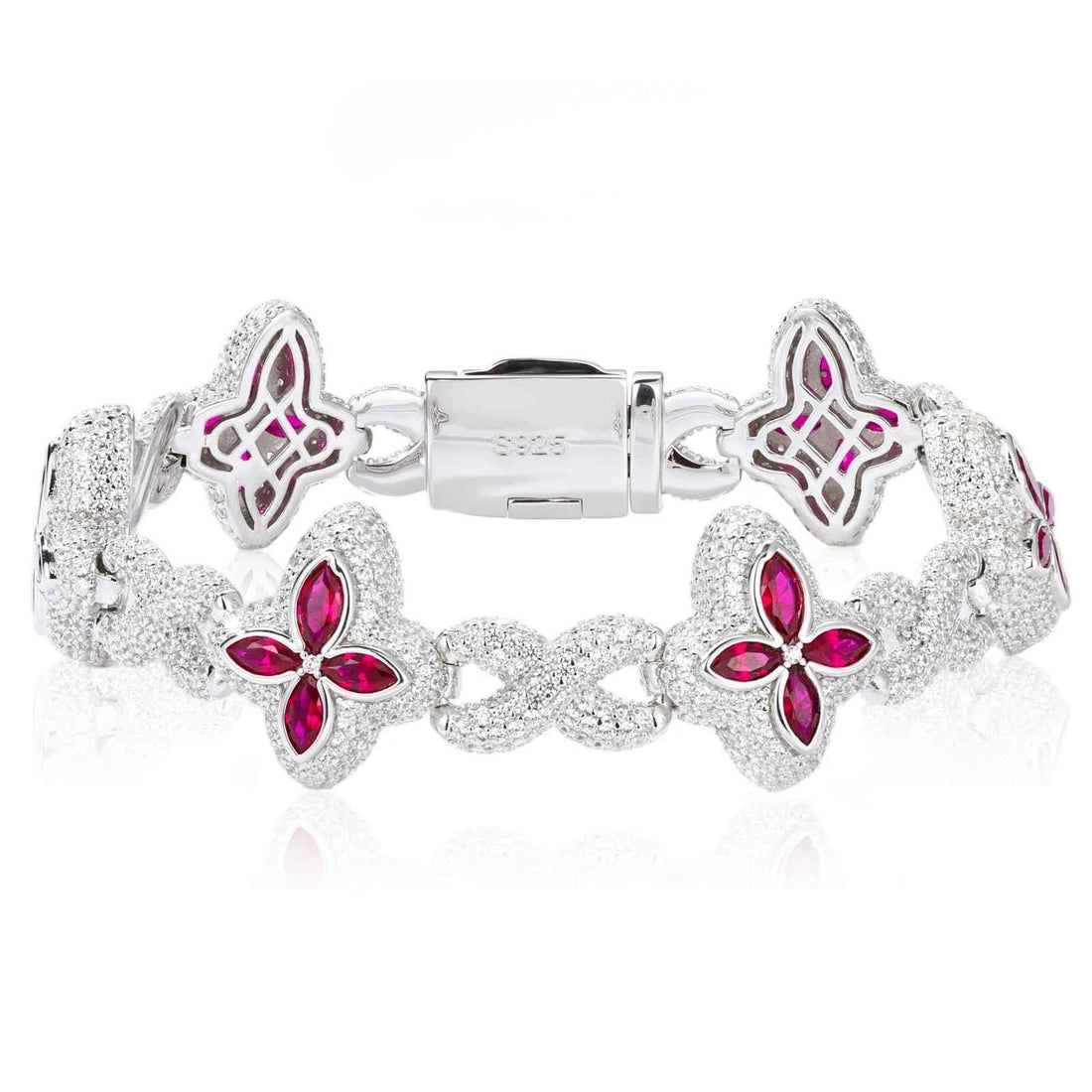Fleur d’Éternité Moissanite Bracelet Apple Green