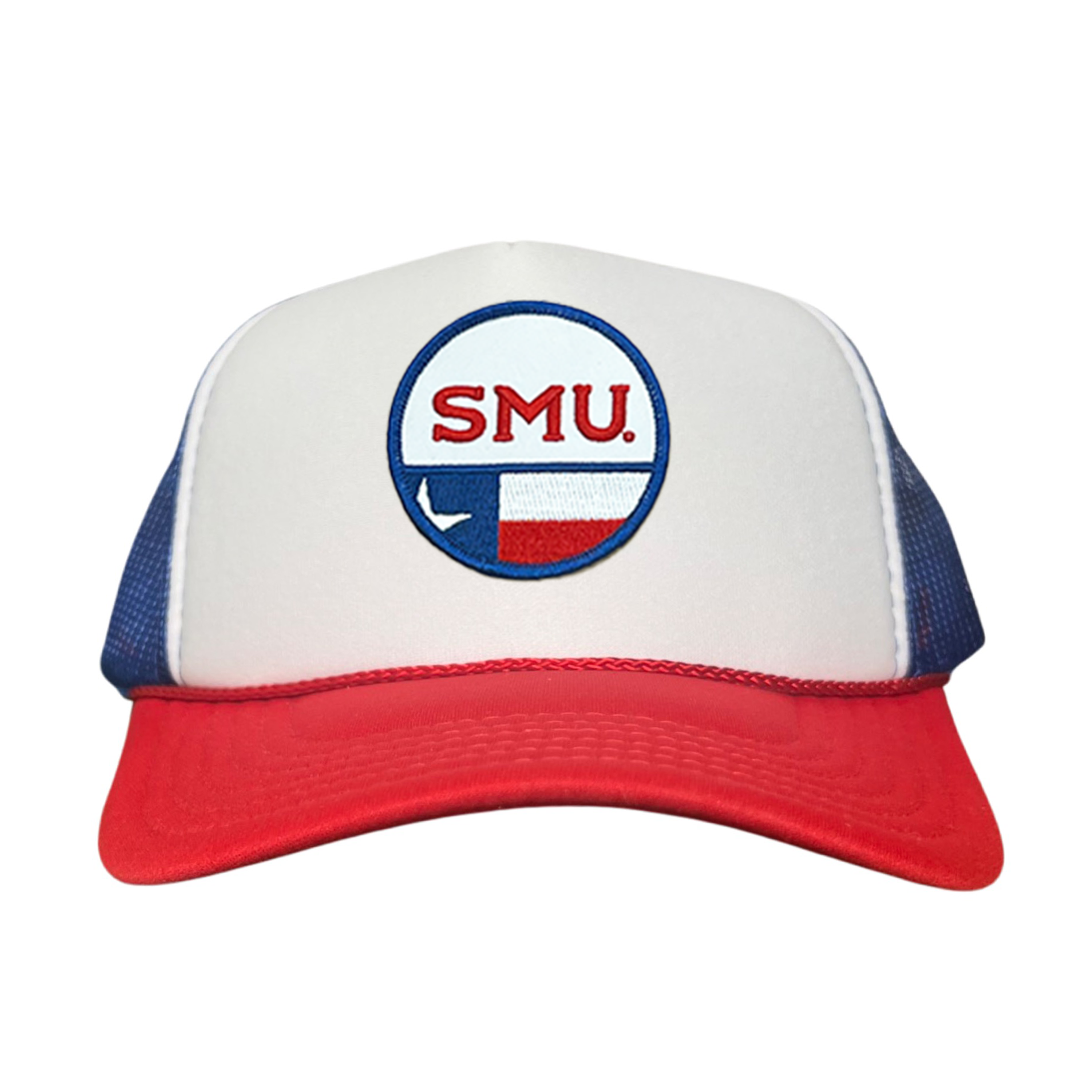 SMU Circle State Hat Sporty Collegiate Cap One Size