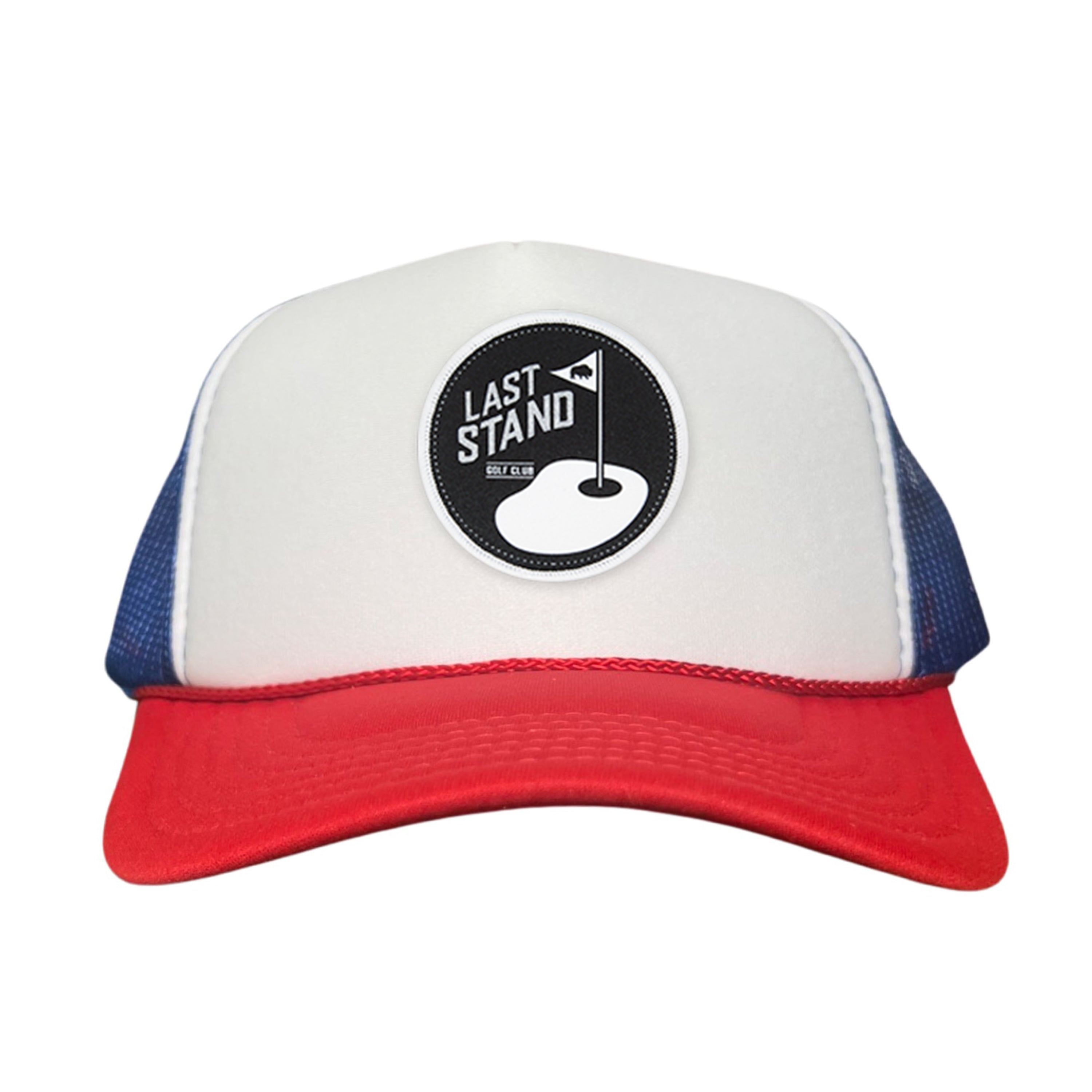 Golf Club Snapback Hat with Breathable Mesh Back and Curved Bill