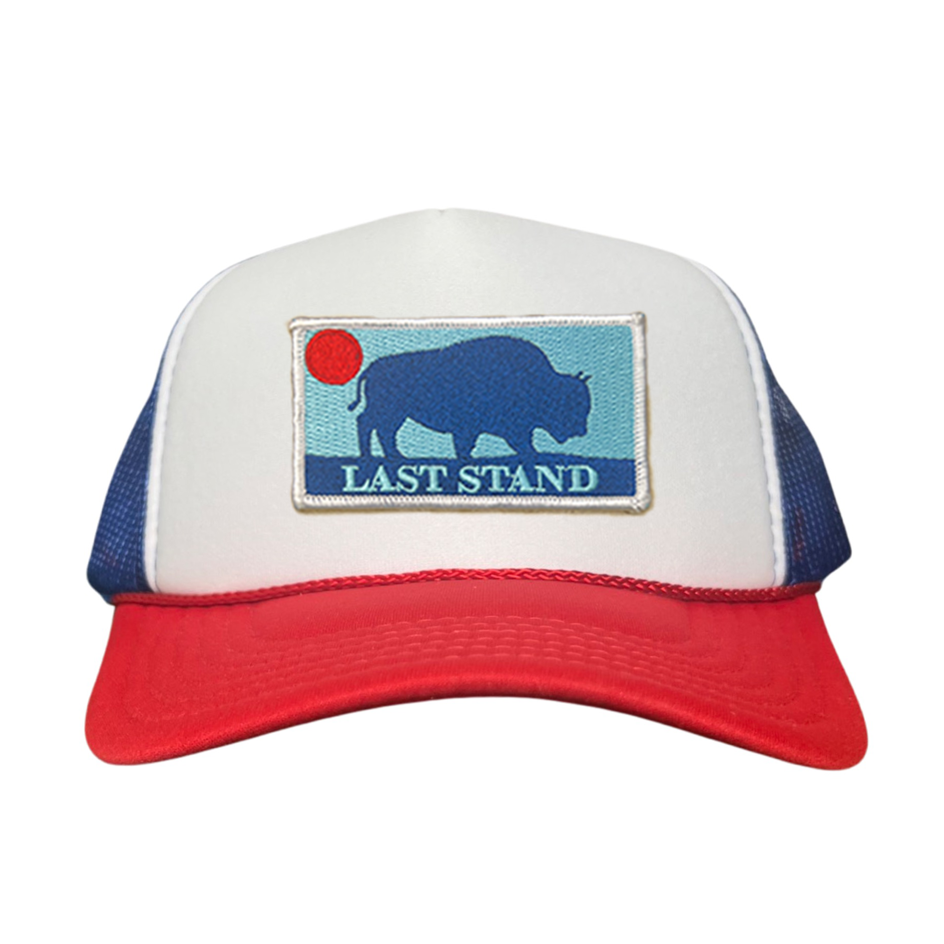 Bison Sunset Baseball Cap - Mountain Outdoors Snapback Hat