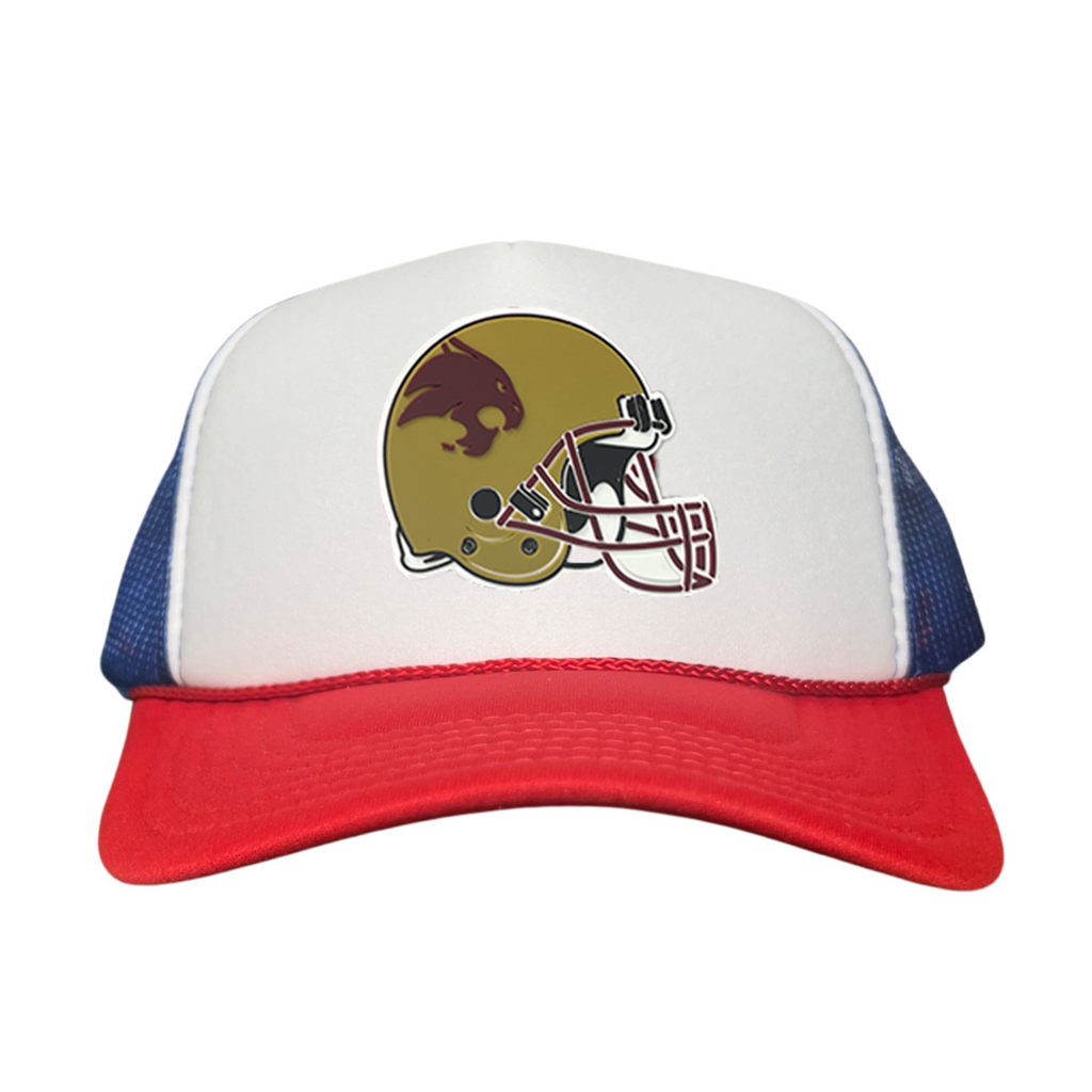 Texas State Bobcats Helmet Logo Patch Hat Accessory