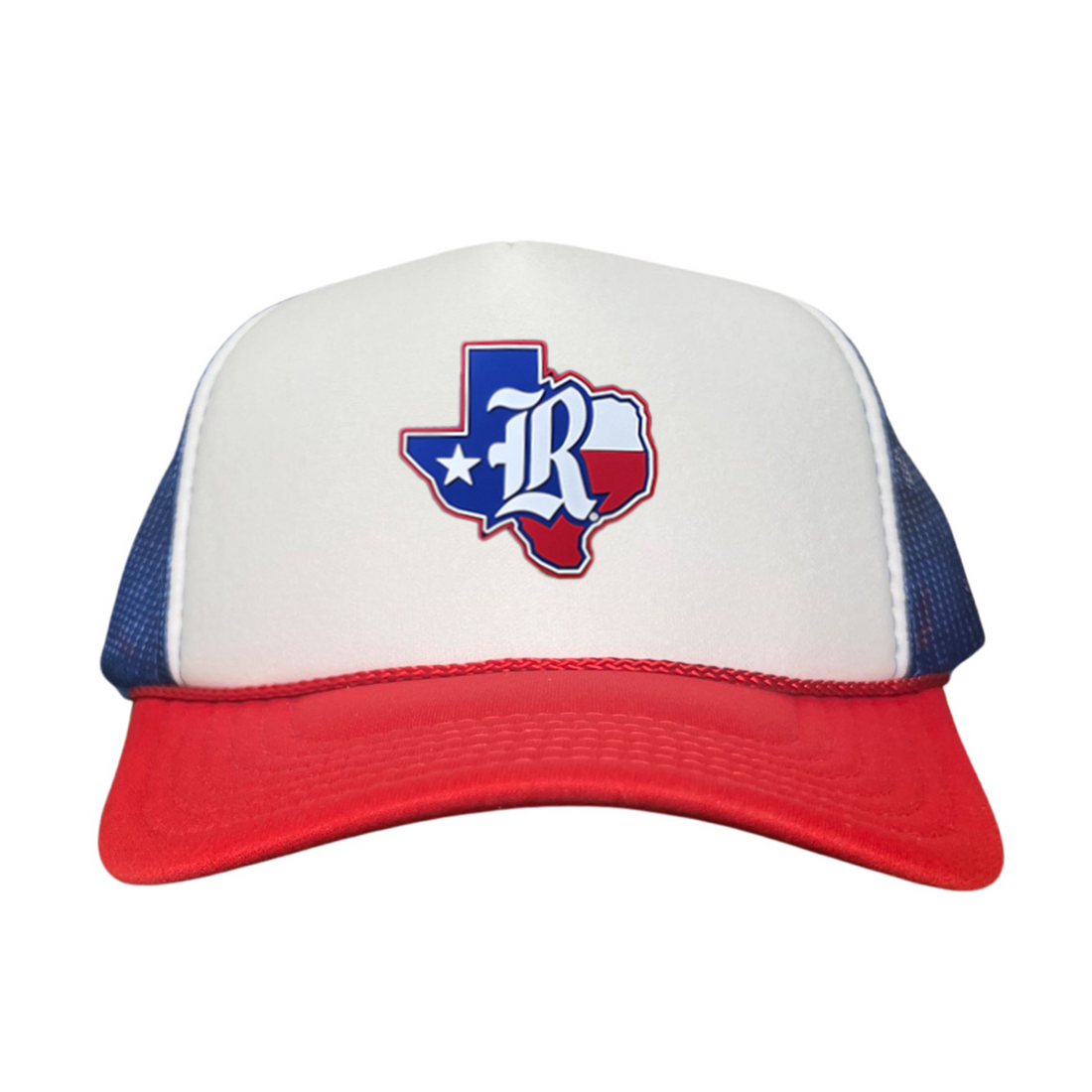 Rice University Old R Texas Flag Rubber Patch Hat