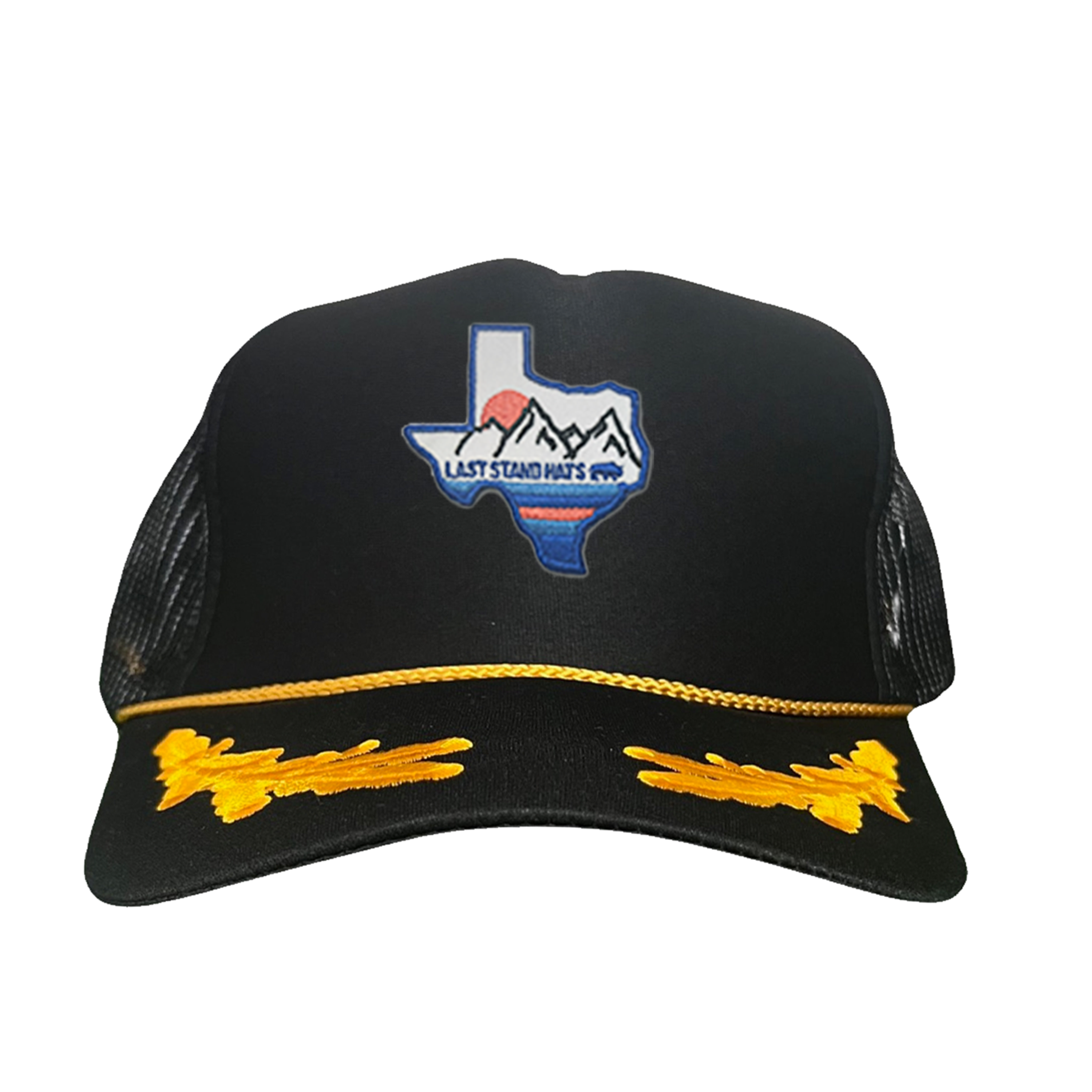 Texas Mountains Blue Graphic Hat - Classic Casual Cap