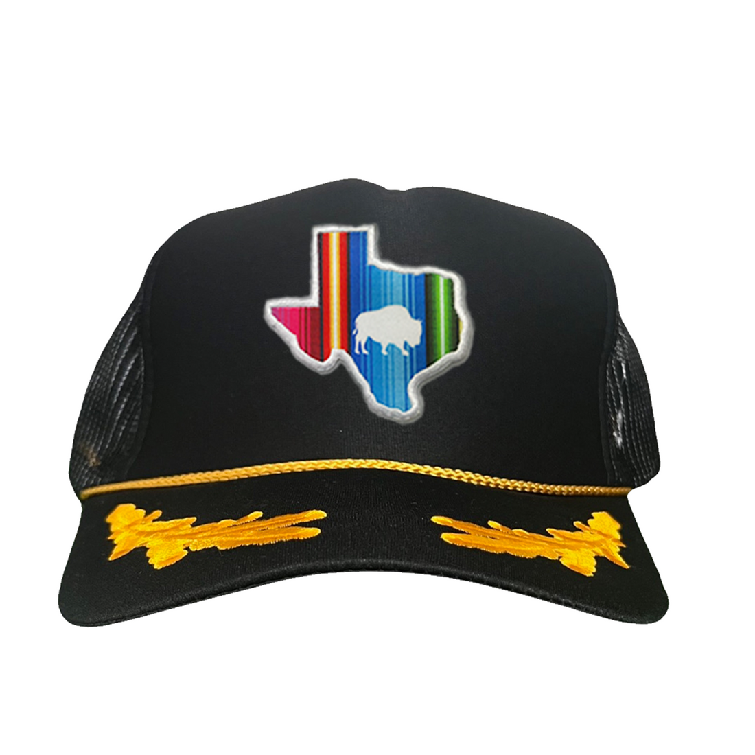 State of Texas Serape Baseball Cap with Adjustable Snapback Closure