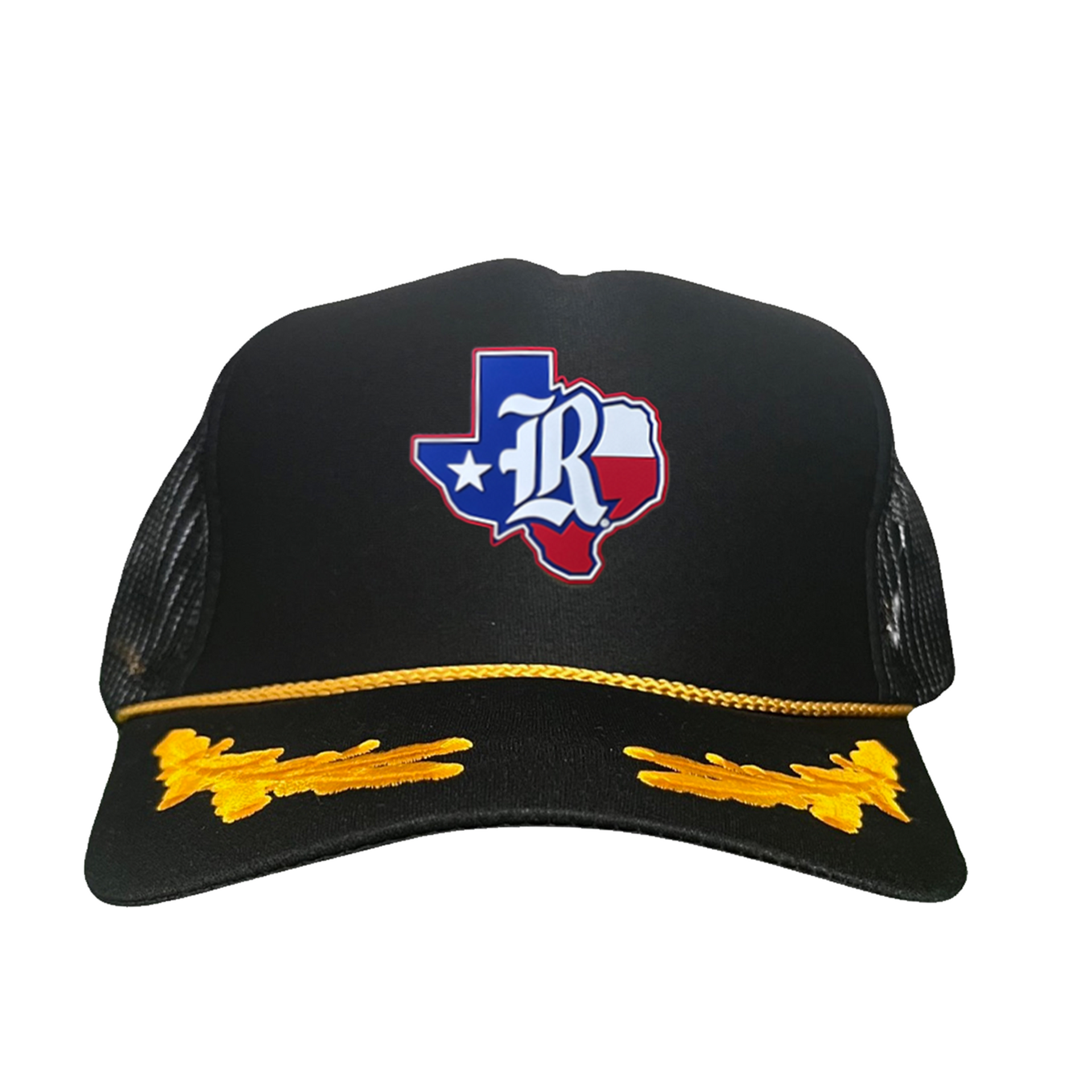 Rice University Old R Texas Flag Rubber Patch Hat
