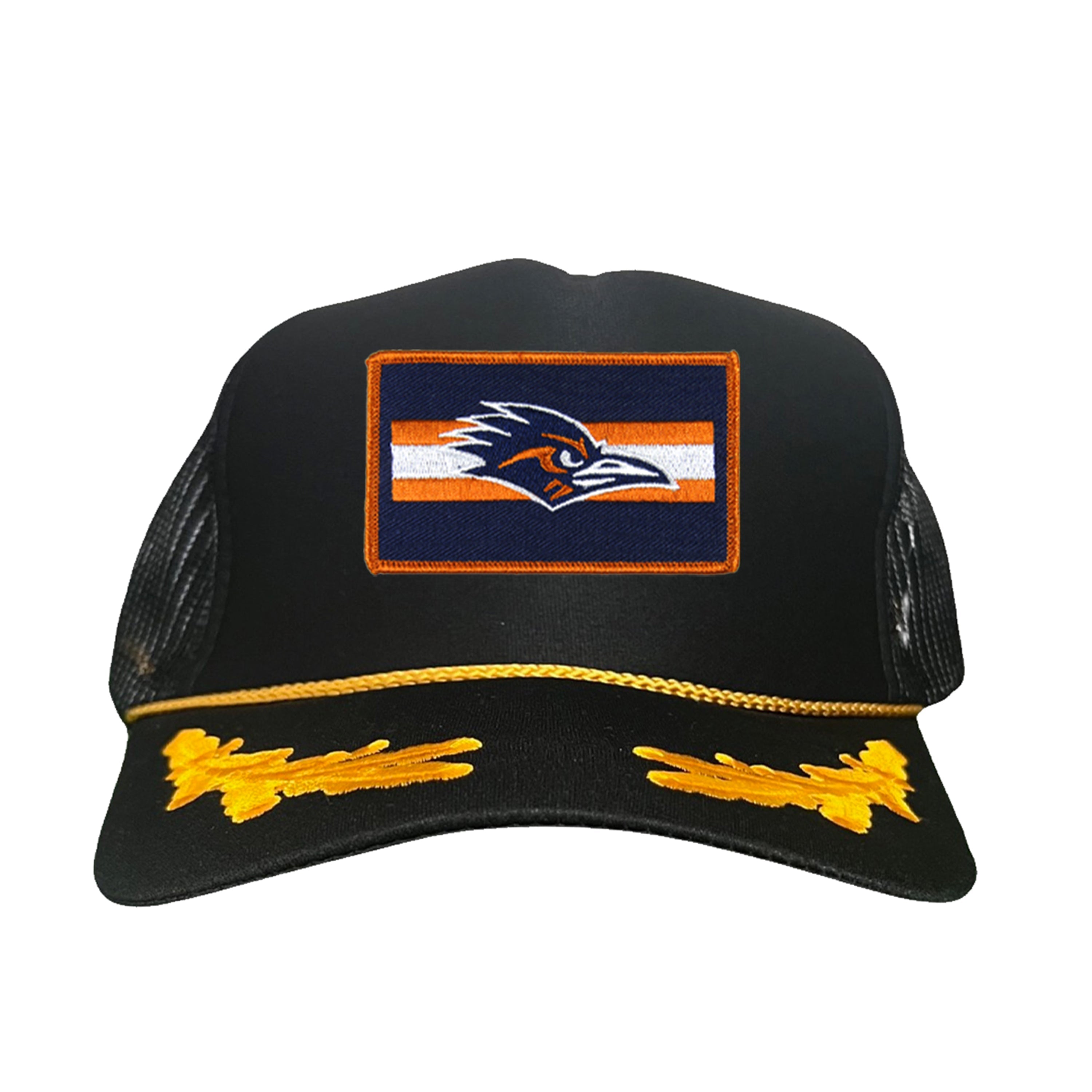 UTSA Roadrunner Rectangle Stripe Patch Hat - Blue and Orange