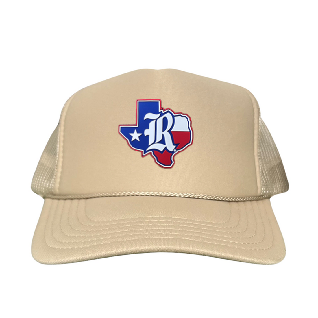 Rice University Old R Texas Flag Rubber Patch Hat