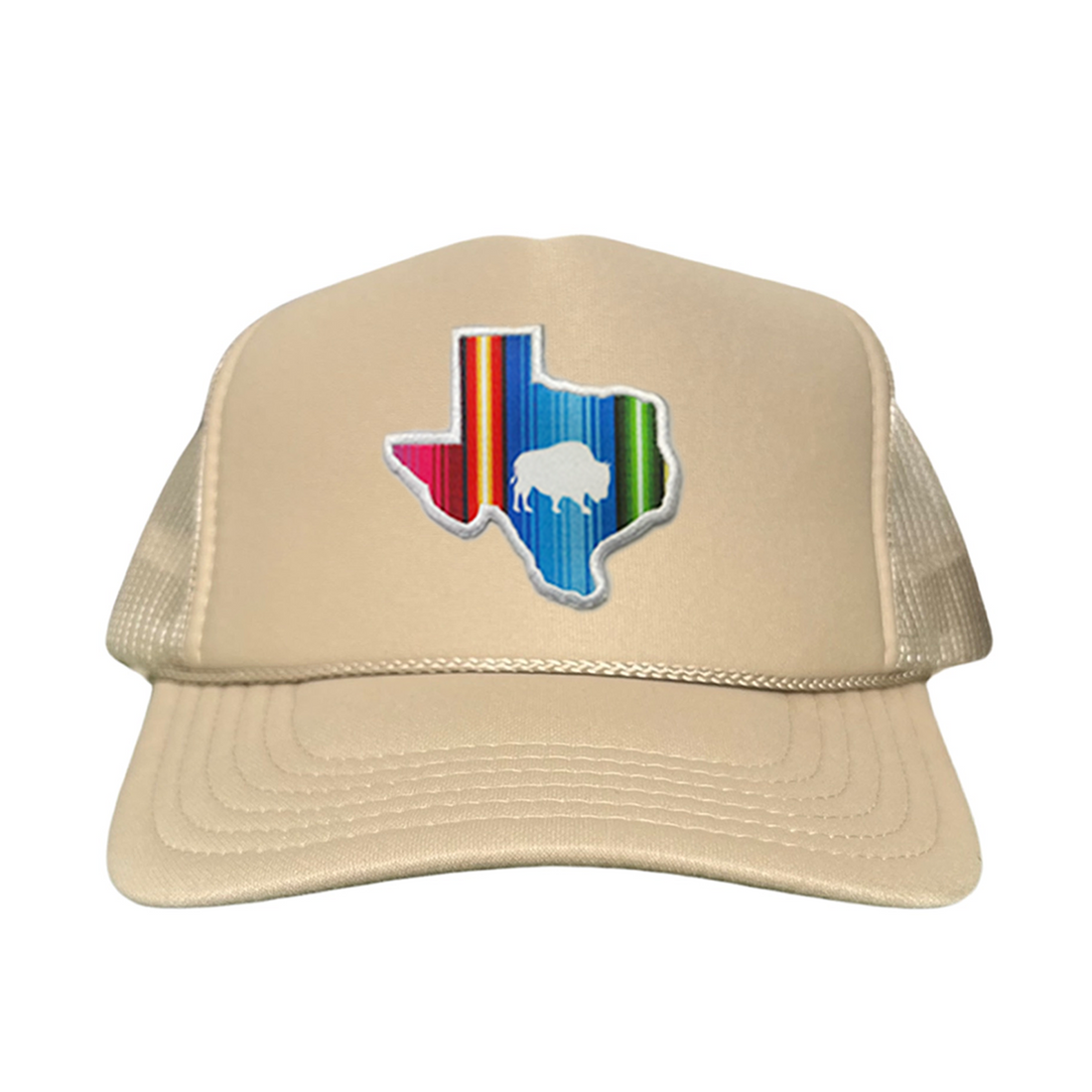 State of Texas Serape Baseball Cap with Adjustable Snapback Closure