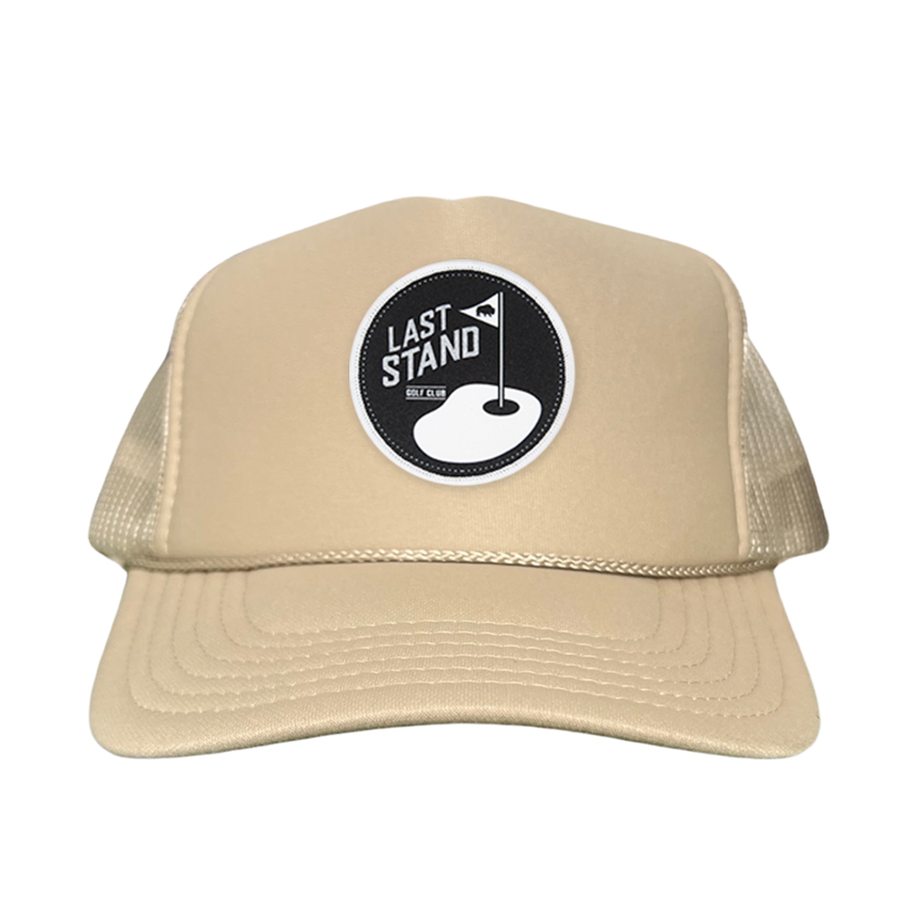 Golf Club Snapback Hat with Breathable Mesh Back and Curved Bill