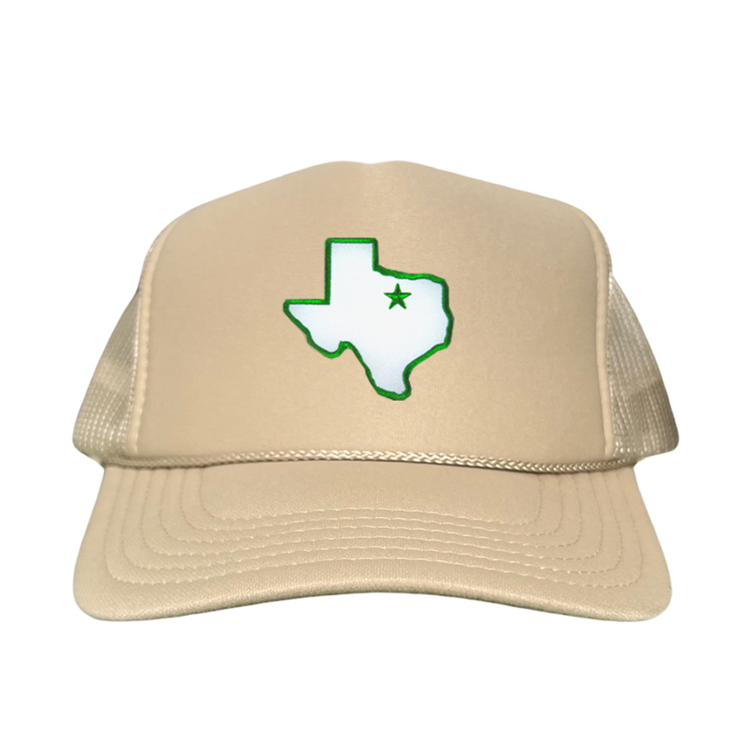 UNT State of Texas Star Baseball Hat Green Black Beige White
