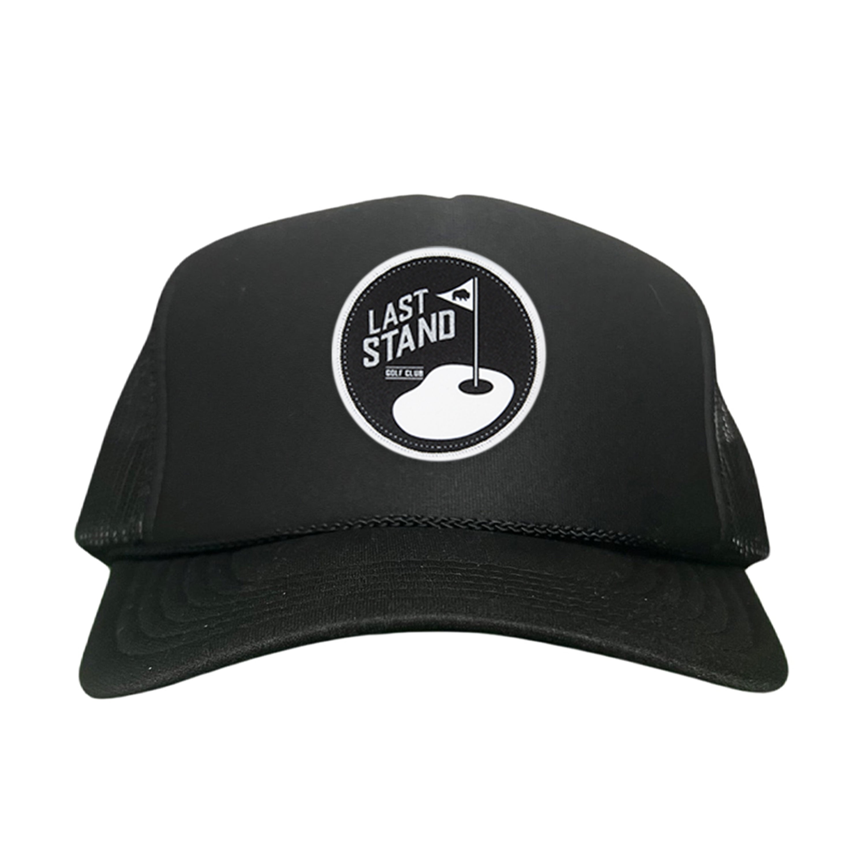 Golf Club Snapback Hat with Breathable Mesh Back and Curved Bill