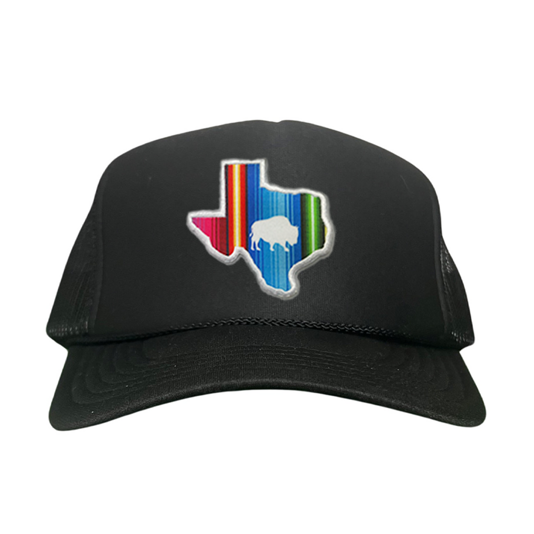 State of Texas Serape Baseball Cap with Adjustable Snapback Closure
